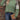 Trendy Leopard Print Sleeve Green Pullover featuring contrasting leopard print sleeves, a comfortable neckline, and a stylish streetwear design for women.