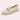 Beige slip-on sneakers for women featuring a trendy design, suitable for summer, with breathable material and a comfortable fit, size 42.