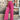 Trendy Women's Pink High-Waisted Palazzo Pants in XL size, featuring a lightweight fabric perfect for summer, showcased in a photograph highlighting the vibrant pink color.