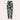 Trendy women's slim fit high-waisted camo cargo pants in camouflage pattern, shown in size XL. The pants feature a stylish design suitable for fashion-forward individuals, highlighting the camouflage pattern prominently.