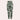 Trendy women's slim fit high-waisted camo cargo pants featuring a camouflage pattern, modeled by a person.