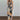 Tropical Print Halter Maxi Dress in Cachi, size 2XL, featuring a flowing design with a halter neckline and vibrant tropical patterns, suitable for beach weddings and resort wear.