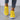 Turquoise women's breathable mesh sneakers, lightweight running shoes in yellow, size 44, worn with denim pants.