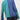 Handmade wool sweater in a two-tone design featuring green and blue colors. The unisex eco-friendly knit sweater displays a stylish pattern with emphasis on the shoulder and neck areas, highlighting its outerwear attributes.