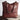 Handmade rustic tan distressed leather tote bag in coffee color, designed for over-the-shoulder use with a rectangular shape.
