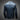 Vintage men's dark wash distressed denim jacket in classic trucker style, featuring a collar and long sleeves.