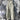 Vintage blue and white striped dungarees in a retro jumpsuit overall style, featuring a sleeveless design with a relaxed fit, typically worn in a casual or fashionable setting.