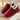Warm fleece-lined winter slippers for women with a plush collar in a vibrant red color, shown in size 46-47, designed for comfort and style.