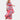 Elegant red floral silk maxi dress with watercolor design, featuring a sleeveless shoulder cut, fitted waistline, and flowing skirt, ideal for spring and summer formal occasions.