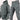 Waterproof hooded tactical jacket and cargo pants set in gray, size 4XL, featuring a durable design suitable for outdoor activities with intricate details such as a secure collar, adjustable waist, and ample pocket space for functionality.