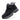 Waterproof insulated fur-lined winter hiking boots in grey, designed for outdoor activities and providing warmth and protection in cold weather conditions.