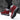 Red waterproof insulated fur-lined winter hiking boots in size 45, designed for outdoor activities with durable construction and stylish detailing.