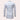 White long-sleeve men's shirt featuring embroidered cuffs and a patterned collar.
