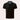 Black men's breathable cotton short sleeve summer polo shirt in size 4XL with a collared neckline and button closure.