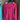 White ribbed scoop neck long sleeve bodysuit in rose color, displayed on a clothes hanger.