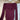 Women's red ribbed scoop neck long sleeve bodysuit displayed on a clothes hanger.