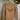 White ribbed scoop neck long sleeve bodysuit in brown color, displayed on a clothes hanger against a simple background, showcasing its stylish design and texture, suitable for women's fashion in XL size.
