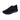 Women's black slip-on breathable sneakers in size 43 featuring a lightweight design and aqua green accents.