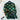 Women's green crew neck sweater with an autumn leaf pattern, featuring long sleeves and designed for a cozy fall look in a size XL.
