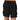 Women's beige cargo shorts with an elastic waist and multiple pockets, suitable for summer wear, displayed in Nero color, size 3XL.