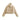 Women's beige high collar fleece winter jacket with long sleeves and a warm woolen texture.