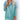 Women's beige hoodie in a casual buttoned pullover style with ribbed cuffs, shown in a green-blue color, size XXL.