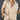 Women's beige hoodie with buttoned front and ribbed cuffs, featuring long sleeves and a comfortable fit.