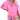 Women's pink casual buttoned pullover hoodie in XXL, featuring ribbed cuffs and a comfortable fit, suitable for a fashionable and cozy look.