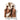Women's beige luxury shearling jacket with a stylish collar and long sleeves, showcased in a designer winter fashion setting. The jacket is presented in a note brown shade and size 4XL, emphasizing its elegant outerwear appeal.