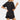 Women's black athletic shorts set modeled on a person, showcasing quick-dry, breathable activewear. The image highlights elements such as the fit around the arms, shoulders, and legs, with focus on the overall sporty and comfortable design suitable for various physical activities.