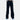 Women's black high-waist slim fit cargo pants with zipper pockets, displayed in an XL size.