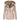 Women's beige insulated parka with a fur-trimmed hood, featuring a stylish design with spacious pockets, long sleeves, and a comfortable fit in size 5XL.