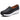 Women's black leather platform loafers featuring a stylish and comfortable design.