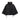 Woman wearing a black quilted puffer jacket, featuring a water-resistant and insulated design with a hood, suitable for cold weather.