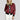 Women's red satin bomber jacket in size 2XL, featuring a lightweight zip-up design with a collar, long sleeves, and a fitted waist, styled as trendy outerwear.