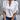 Women's white V-neck split sleeve blouse in XXL, featuring an elegant design suitable for summer work attire.