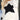 Women's black and white star pattern crewneck sweater, featuring long sleeves and a cozy knit fabric, displayed in size XL.