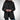Elegant women's black wool coat in 3XL size, showcasing a tailored winter jacket design with a structured collar, long sleeves, and a sophisticated overcoat style.