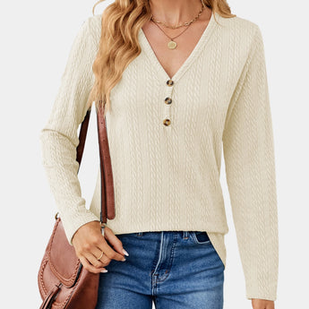 Blush pink cable knit turtleneck sweater for women in a cozy fall fashion style, featuring long sleeves and a comfortable fit in apricot color, size 2XL.