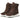 Women's brown waterproof insulated high-top snow boots in size 42, featuring a stylish design suitable for outdoor activities such as hiking or walking.