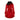 Women's red XXL skater coat with a camel fur collar, belted waist, and flared design, showcasing its stylish winter fashion appeal.