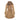 Women's camel-colored skater coat with a fur collar, belted waist, and flared silhouette, suitable for winter fashion. The coat features long sleeves and is shown in XXL size.