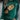 Women's green zip-up hoodie featuring a cute cat face design on the front, available in size 3XL.