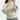 Women's cozy floral embroidered sweater in khaki, size XL, featuring intricate detailing on the shoulder and arm areas, perfect for autumn and winter fashion.