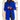 Women's blue mid-length wool winter coat with a notch lapel and three-button closure, featuring a cozy design and visible sleeve and shoulder details.