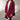 Women's chic urban style double-breasted long red winter coat featuring a tailored fit, prominent collar, full-length sleeves, and waist detailing.