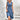 Women's elegant light blue V-neck knee-length wrap dress in size XL, showcasing a stylish and flattering fit with a focus on the shoulders, waist, and legs.