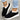 Women's black winter loafers with faux fur lining, featuring a warm and casual slip-on design in corduroy fabric.
