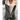 Women's olive green fleece-lined corduroy jacket in size 5XL, featuring a faux fur collar and long sleeves.