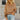 Women's half-zip color block sweater in light brown and brown, featuring long sleeves and a casual fall design with a fashionable fit for extra-large size.